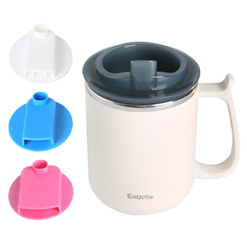 Image of Dysphagia Regulating Drinking Cup for Swallowing Difficulty Adults with 5cc 10cc 15cc Sip Options, Limited Slow Flow Cup for Choke Prevention (White)