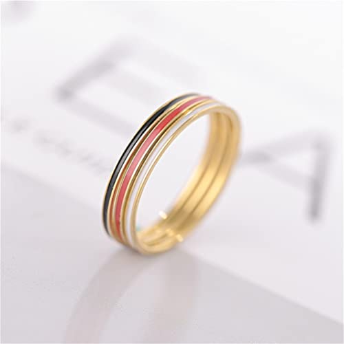 PAURO Women's Stainless Steel 1mm Stacking Knuckle Wedding Band Ring Comfort Fit3