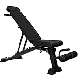 BARWING(バーウィング) トレーニングベンチ インクラインベンチ 折り畳み デクラインベンチ フラットベンチ 角度調節簡単 収納便利 アジャスタブル ベンチプレス 筋トレ (2.PRO)