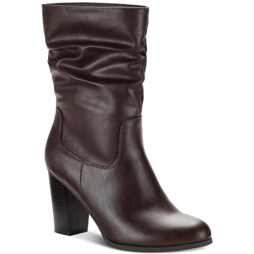 Style & Co. Womens Saraa Faux Suede Slouchy Mid-Calf Boots