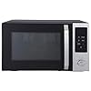 Magic Chef 1.0 Cubic Feet Stainless Countertop Microwave and Air Fryer, 10 Power Levels, Included Air Frying Rack, Crisper Tray, and Grill Rack, Black