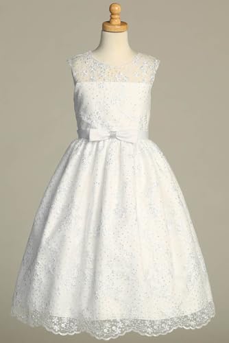 Made in USA - Tulle First Communion Dress for Girls - White 1st Communion Dress - Vestidos de Primera Comunión Niña2