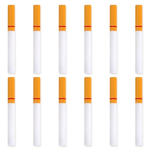 FXMHEHBB 12 Pcs Fake Puff Cigarettes, 3 Inch Prop Cigarettes Fake Cigarette for Prank Gift Novelty...