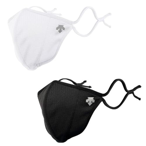 デサント マスク スポーツマスク フェイスマスク 空気清浄機能 花粉症対策 ブラック ホワイト メンズ レディース 男女兼用