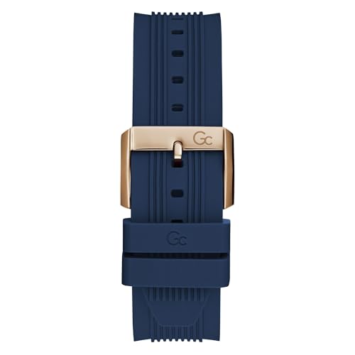 Image of Guess Collection Round 44mm Blue Dial Analog Men Watch - Z18006G7MF