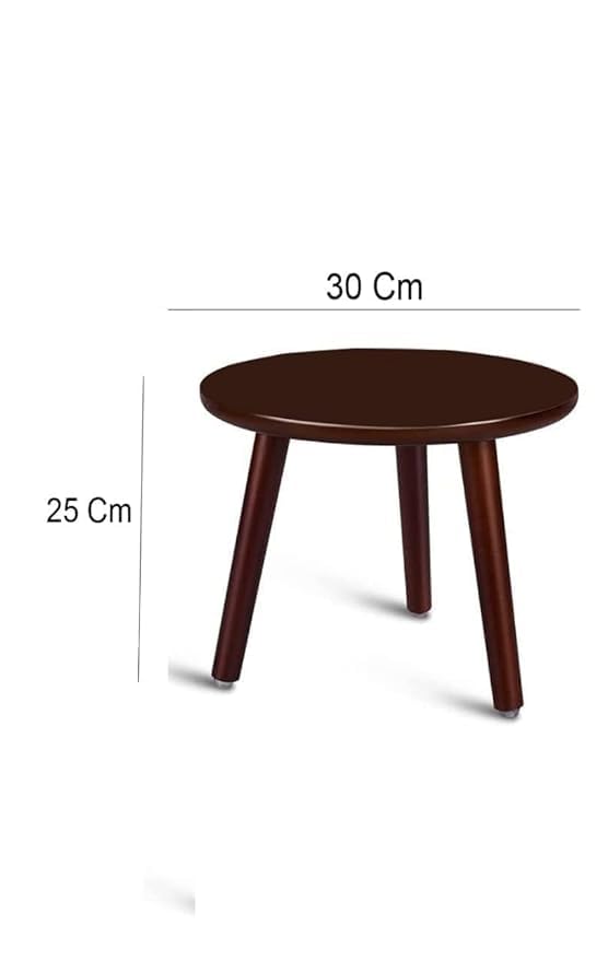 Image of WOOYNEX WOODEN Multifunctional Plant Stand - Modern Home Decor, Wood Planter Holder for Flower Pots, For Living Room Bedroom Balcony Indoor and Outdoor - Kids Stool (Black a)