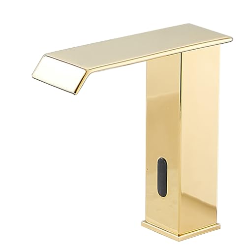 Mitigeur de lavabo laiton or à détection infrarouge cascade B - 2