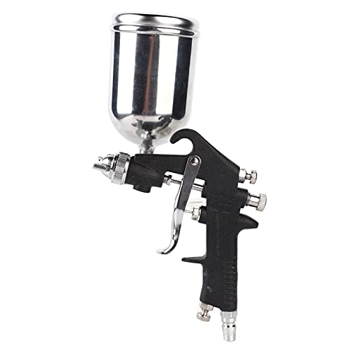 Air Spray Gun, 1.5mm Nozzle Professional Gravity Feed Air Spray Gun with 400cc Cup, Detail Paint Gun Sprayer for Latex Paint, Primer Top Coat Spraying