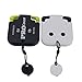 SEACLOUD 2PCS Mini Golf Tally Counter Clicker Turning Technology up to 99 Score Stroke Counter Strike up for Golf Game(B1+W2)
