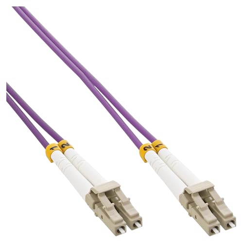 Câble duplex LC/LC OM4 InLine 30m en fibre 50/125 µm à faible émission LSZH