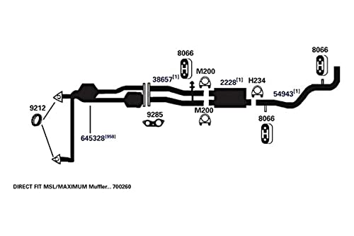 Image of AP Exhaust Products 700260 Exhaust Muffler