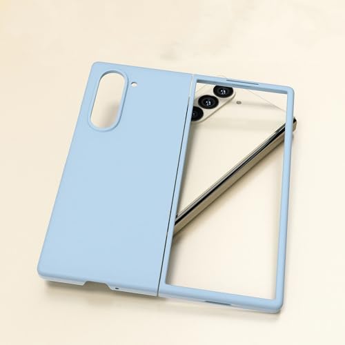 Coque antichoc Samsung Z Fold 5 bleu ciel pour éviter les bris d'écran pliables