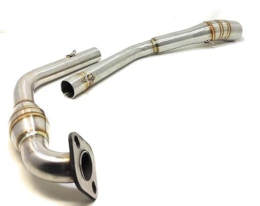 ABSOLUTE ENTERPRISES Stainless Steel Exhaust Middle Muffler Bend Pipe for R15 V3, R15M, R15 V4, MT-15 BS6 Premium Quality-image-29