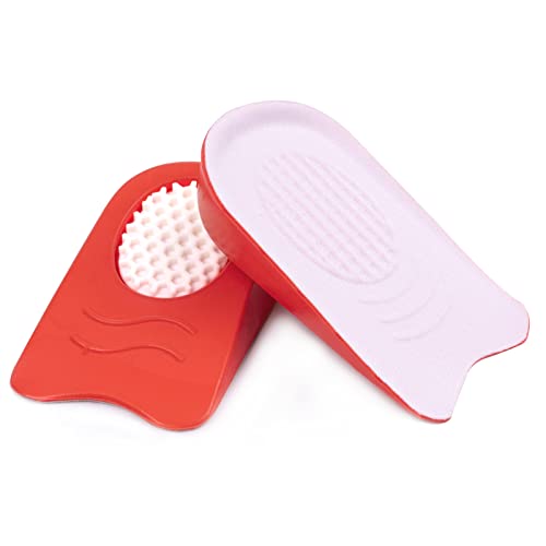 Correct Position Plantar Fasciitis Relief Heel Pads Height Increasing Insole Shoe Inserts for Women and Men, Heel Inserts for Women, Heel Cushion Heel Lift for Heel spur Relief (0.98 inch Thick)