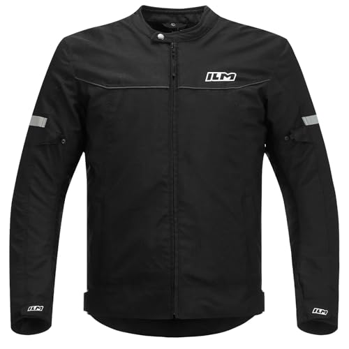 ILM Motorcycle Jacket with CE Armor Detachable Waterproof Liner Dual Sport All Season Riding for Men JF3