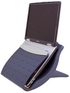 Built-in 4-port USB 2.0 Desktop Laptop Holder in Blue