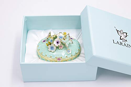 Laraine Jewelry Trinket Box Decorative Vintage Style Jewelry Organizer For Women Rhinestones Jewelry Storage Home Decor Unique Gift thumb #4