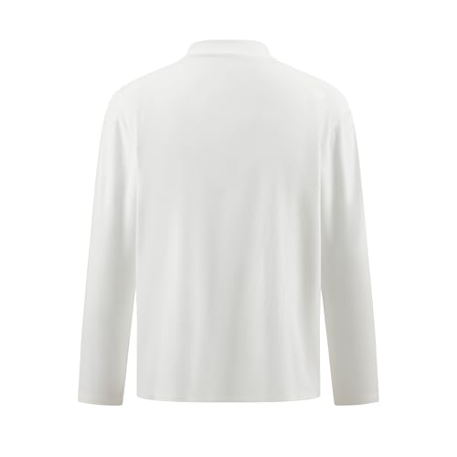 Men's Turtleneck Shirt – Slim Fit Long Sleeve Pullover Tee, Knit Mock Neck Basic Thermal Sweater Top2