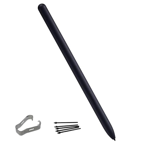 Galaxy Tab S7 S Pen Compatible with Samsung Galaxy Tab S7 FE Stylus Pen Replacement for Samsung Galaxy S7 Plus Stylus Pen+Free 5 Tips, Black