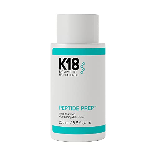 K18 Peptide Prep™ Detox Shampoo - Color Safe Clarifying Shampoo for Build Up Removal - Gently...