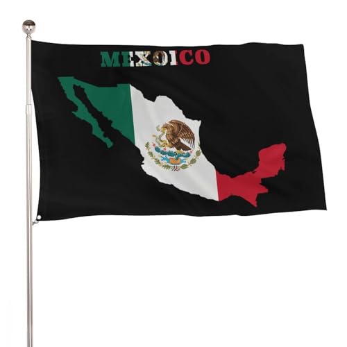 Drapeau Michoacán Mexique grand format 1,5x2,4 m pour décoration extérieure - 2