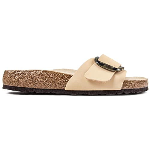 Preisvergleich Produktbild BIRKENSTOCK Damen Madrid Big Buckle Slides Sandalen Neutral 37 EU