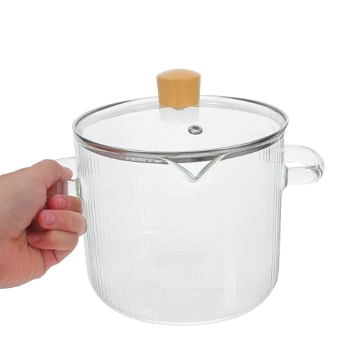 Casserole en verre de 2,3l anti-adhérence pour soupes saines - 5