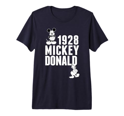 T-shirt d'anniversaire Mickey 90 ans avec Donald Duck pour revivre vos souvenirs d'enfance