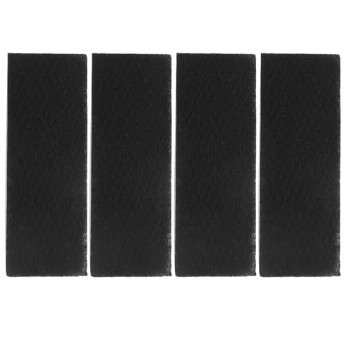 4pcs Filtri in Carbone Attivo, Filtro Lettiera Gatto Antiodore, Spugna Filtro Aria,Filtro Odore, Tappetini Filtranti per Compostiere da Cucina, Eliminazione Efficace Degli Odori