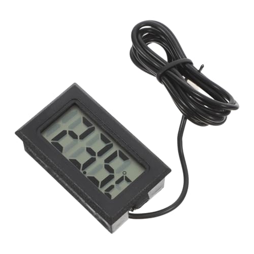 CIYODO Outdoor Greenhouse Thermometer Digital Aquarium and Fridge Thermometer Waterproof Probe Precision Measurement Multifunctional LCD Display