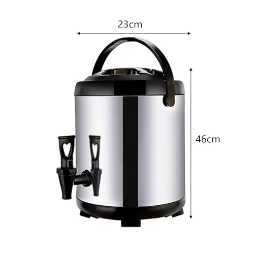 Dispensador de agua caliente de acero inoxidable aislado 12L termo para eventos 3