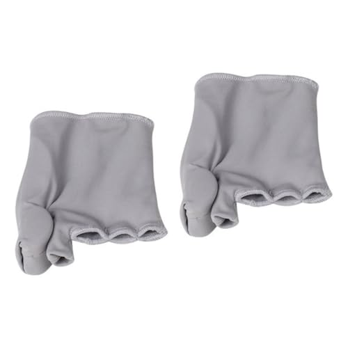 TOVINANNA 2 Pcs Foot Protector Bunion Spacers Straightener Hallux Strap Big Straightener Protector Big Bunion Splint Separators for Runners Sleeve Sebs Light Grey