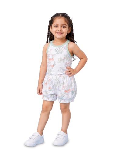Image of Kidbea Kids Co-ord Set Printed Round Neck T-shirt /Top & Shorts Night Suit