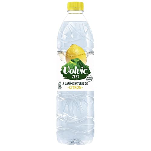 Volvic Citron 1.5L pack de 4 pour boire plus d'eau sans sucre au quotidien