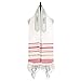 Dsgzkk Head Scarf, Breathable Messianic Scarf Tallit Fringe For Ceremonies And Cultural Event Polyester Shawl