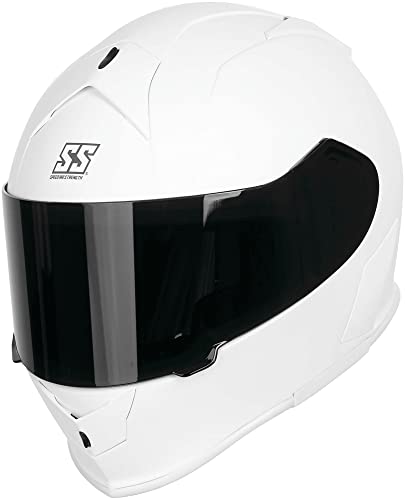 Speed and Strength SS900 Solid Speed Helmet, Matte White, Large