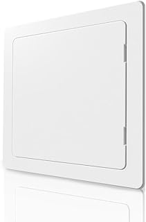 Access Panel for Drywall - 12x12 inch - Wall Hole Cover - Access Door - Plumbing Access Panel for Drywall - Heavy Durable Plastic White