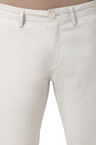 Image of Peter England Men's Skinny Fit Mid Rise Premium Casual Trouser Chinos