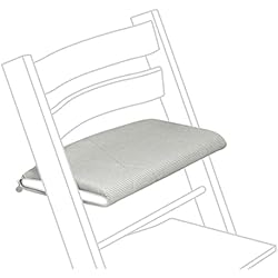Trona Tipo Stokke Tripp Trapp Cojín Junior, Nordic Grey - A juego con la Silla Tripp Trapp y la Trona para mayor apoyo y Comodidad - Lavable a máquina - Para todo tipo de Sillas Tripp Trapp