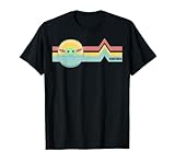Star Wars The Mandalorian The Child Rainbow Chest Lines T-Shirt