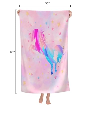 Comfar Unicorn Beach Towel For Girls thumb #7