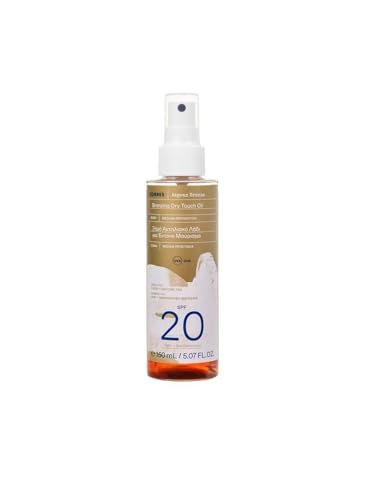 Korres Aegean Bronze Huile Bronzante SPF20 pour une peau dorée comme après un été dans les Cyclades