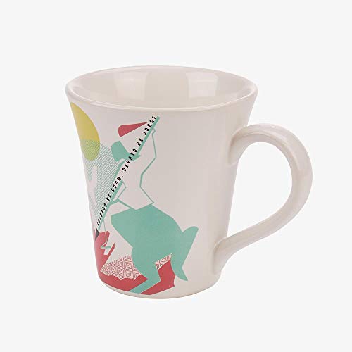 Caneca Zeca Pagodinho Soldado de Ogum Cerâmica 330 ml | Branco