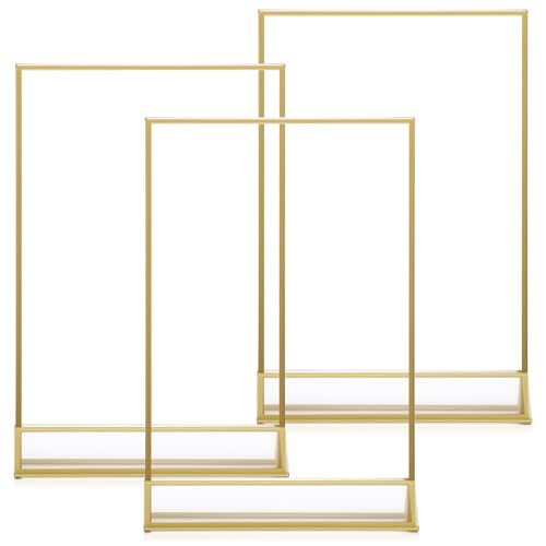 Porte-affiches acryliques verticaux pour éviter la chute de vos menus de table