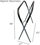 Folding Tools Work Stand - RUN.SE 770 Pound Capacity Adjustable Height Portable Heavy Duty (Blue)