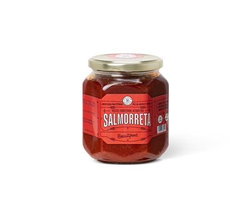 Beautifood - Salmorreta para Paella, Salmorreta Alicantina, Salsa Salmorreta, Sofrito para Potenciar el Sabor de tus Paellas, Arroces, Fideuás y Guisos - 1 Tarro de 540gr (108 raciones por tarro)