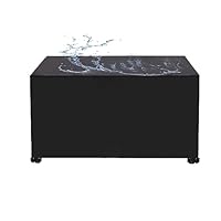 Tuinmeubelhoes voor buiten, waterdicht en winddicht, rechthoekige 420D Oxford-stof, anti-uv, buitentafel, beschermhoes voor tuintafel, zilver (320 x 220 x 9 cm Tuinmeubelhoes voor buiten, waterdicht en winddicht, rechthoekige 420D Oxford-stof, anti-uv, buitentafel, beschermhoes voor tuintafel, zilver (320 x 220 x 9 cm