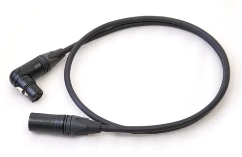 BELDEN 8412 L型XLRメス-XLRオス XLRマイクケーブル NEUTRIK 金メッキ (0.5m)