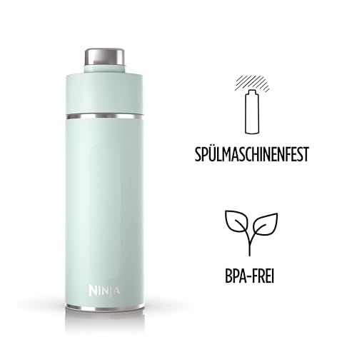 Ninja Thirsti Wasserflasche/Thermobecher, 700ml, auslaufsicherer Deckel – Ansicht 3