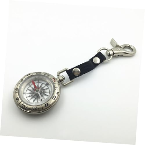 Brújula de bolsillo operitacx con cordón para camping miniatura 7